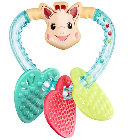 Sophie la Girafe Rattle - Heart - Multicoloured