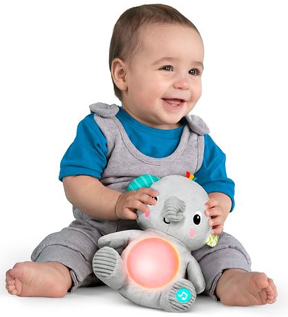 Bright Starts Musical Kuscheltier - 21 cm - Hug-A-Bye Baby - Ele Bright Starts Musical Kuscheltier - 21 cm - Hug-A-Bye Baby - Ele