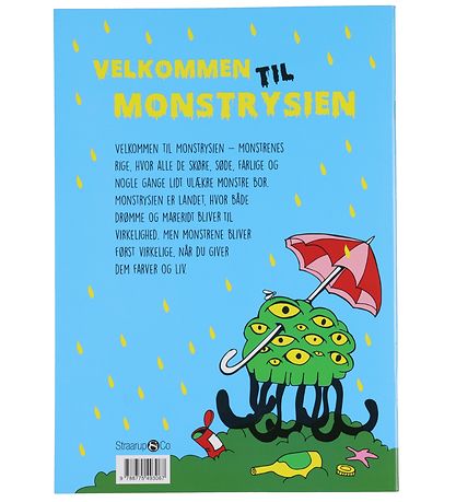 Straarup & Co Book - The Great Monster Colouring Book - Danish