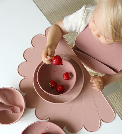 Cam Cam Bibs - Silicone - 2-Pack - Flower - Rose Mix Cam Cam Bibs - Silicone - 2-Pack - Flower - Rose Mix