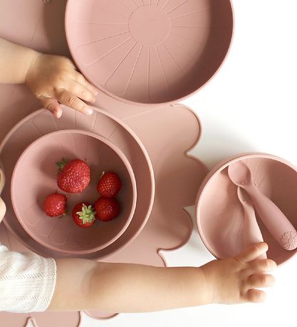 Cam Cam Plates - Silicone - 2-Pack - Flower - Rose Mix