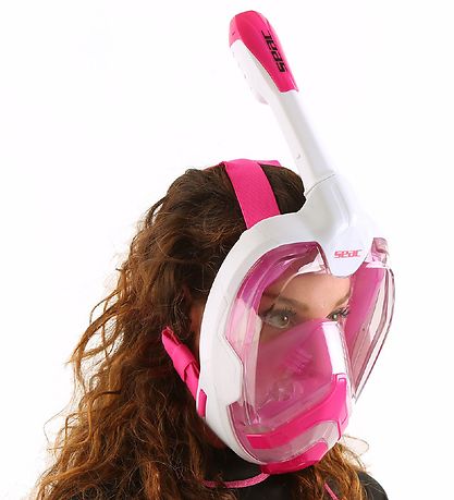 Seac Snorkel Mask - Magica - White/Pink