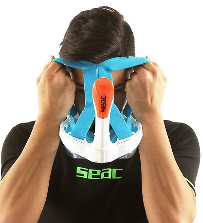 Seac Snorkel Mask - Magica - White/Orange