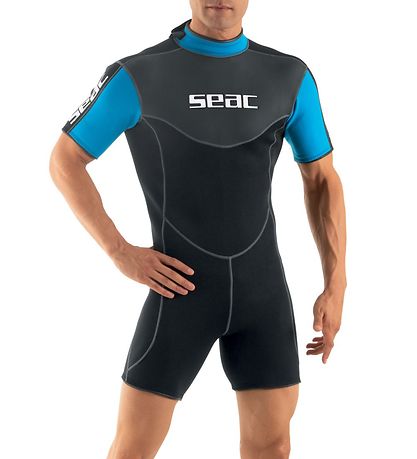Seac Wetsuit - Sense Shorty Man 2.5 mm - Black/Blue