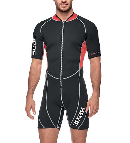 Seac Wetsuit - Ciao Shorty Man 2.5mm - Black/Red
