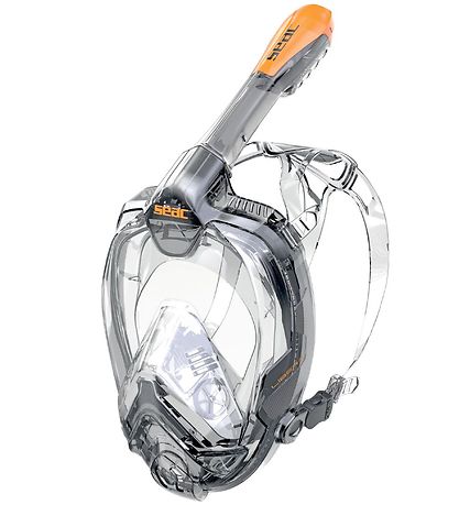 Seac Snorkel Mask - Libera - Black/Orange