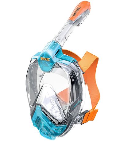 Seac Snorkel Mask - Libera - Blue/Orange