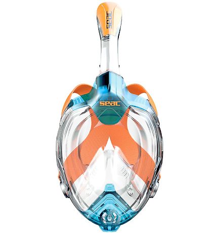 Seac Snorkel Mask - Libera - Blue/Orange Seac Snorkel Mask - Libera - Blue/Orange