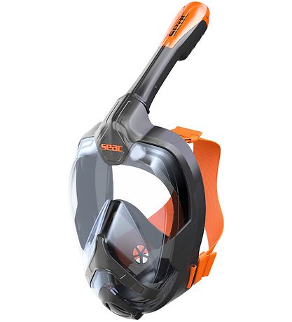 Seac Snorkel Mask - Unica - Black/Orange