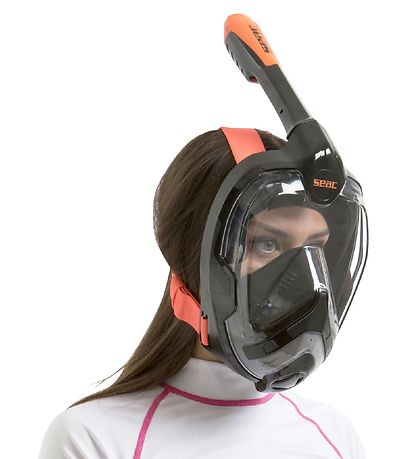Seac Snorkel Mask - Unica - Black/Orange