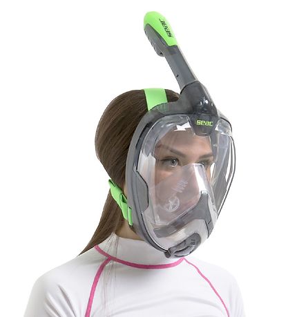 Seac Snorkel Mask - Unica - Black/Lime