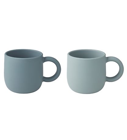 Liewood Cups - 2-Pack - Silicone - Merce - Blue Mix Liewood Cups - 2-Pack - Silicone - Merce - Blue Mix