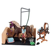 Schleich Horse Club - 20x16cm - Washbasin w. Emily & Luna 42438 Schleich Horse Club - 20x16cm - Washbasin w. Emily & Luna 42438