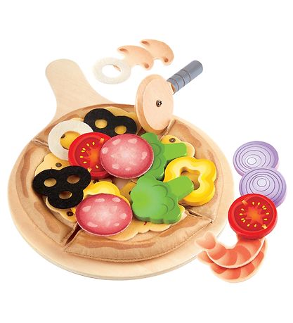 Hape Play Food - 29 parts - Pizza Hape Play Food - 29 parts - Pizza