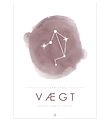 Citatplakat Poster - A3 - Constellation - Weight - Pink Citatplakat Poster - A3 - Constellation - Weight - Pink