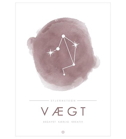 Citatplakat Poster - A3 - Constellation - Weight - Pink Citatplakat Poster - A3 - Constellation - Weight - Pink
