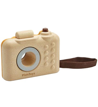 PlanToys Wooden Toy - My First Camera - Yellow PlanToys Wooden Toy - My First Camera - Yellow