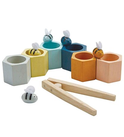PlanToys Tré leikfang - 13 Partar - Býflugnabú