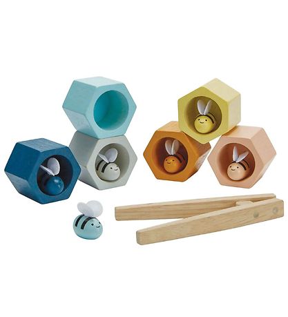 PlanToys Tré leikfang - 13 Partar - Býflugnabú