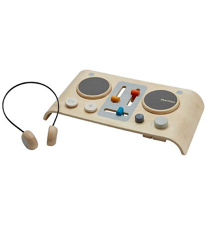 PlanToys 원목 장난감 - DJ 믹서 콘솔