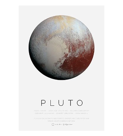 Citatplakat Poster - B2 - Pluto Citatplakat Poster - B2 - Pluto