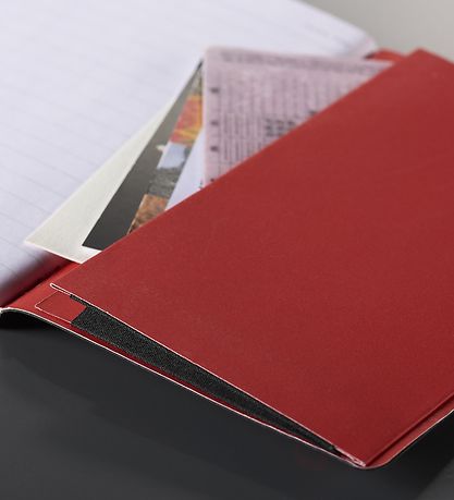 Oxford Notebook - Soft Etui - liniert - A6 - Schwarz/Rot