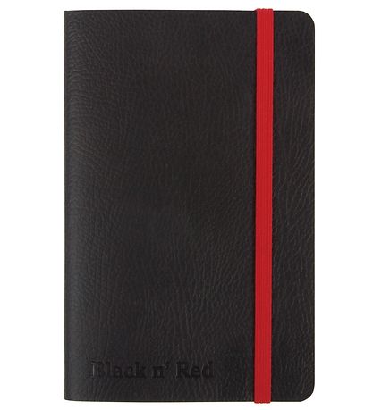 Oxford Notebook - Soft Etui - liniert - A6 - Schwarz/Rot