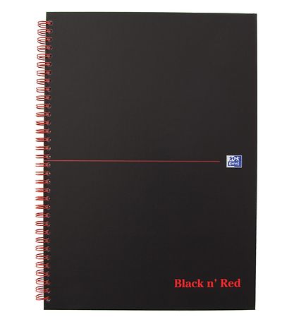 Carnet Oxford - Spiral - Doublé - A5 - Noir/Rouge Carnet Oxford - Spiral - Doublé - A5 - Noir/Rouge