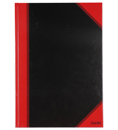 Carnet Bantex - Doublé - A4 - Noir/Rouge Carnet Bantex - Doublé - A4 - Noir/Rouge