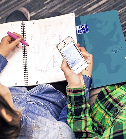 Oxford Notizbuch - Touch - Gefüttert - A4 + - Grün