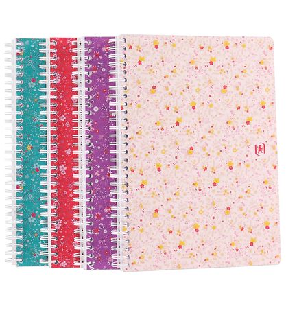 Oxford Minnisbók - Floral - Ferningur - B5 - Ýmislegt Oxford Minnisbók - Floral - Ferningur - B5 - Ýmislegt