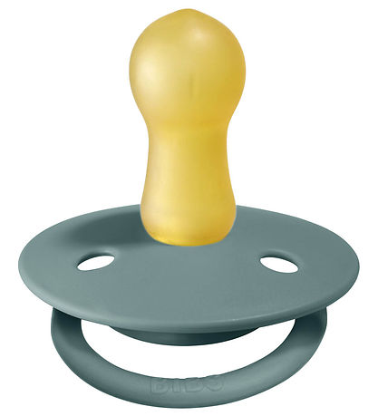 BIBS De Lux Pacifiers - Size 2 - 2-Pack - Round - Nordic Mint/Ic