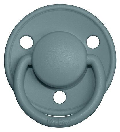 BIBS De Lux Pacifiers - Size 2 - 2-Pack - Round - Nordic Mint/Ic