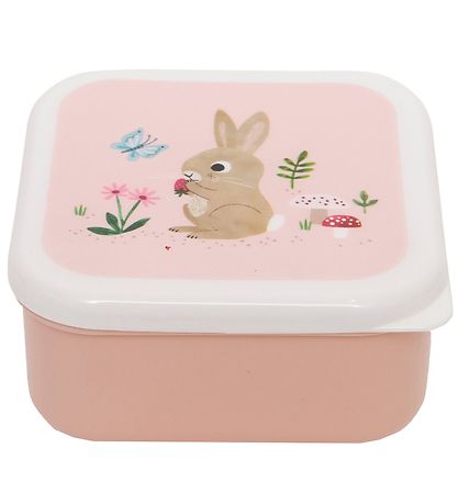 Petit Monkey Lunchbox - 3-Pack - Woodland Stone Blue