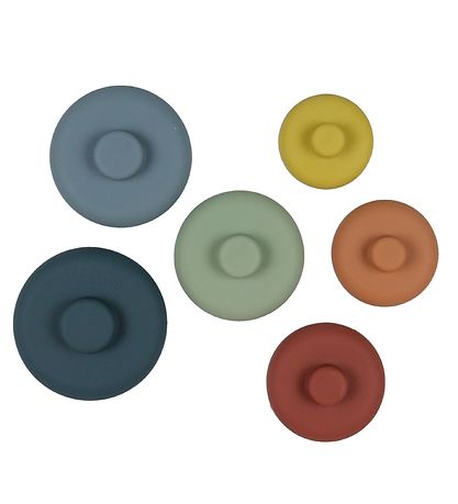 Petit Monkey Stapeltoren - Silicone - Multicolour Petit Monkey Stapeltoren - Silicone - Multicolour