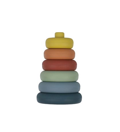 Petit Monkey Stapeltoren - Silicone - Multicolour Petit Monkey Stapeltoren - Silicone - Multicolour