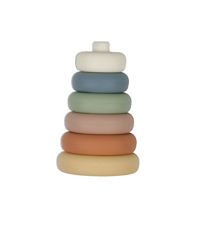Petit Monkey Stapelturm - Silikon - Pastel Mix