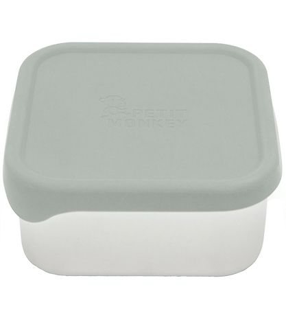 Petit Monkey Matboks - Lucy - Rustfritt Steel - Sage Green