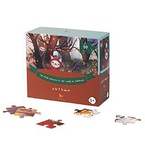 Fabelab Puzzle Game - 50 Bricks - Four Seasons - Autumn Fabelab Puzzle Game - 50 Bricks - Four Seasons - Autumn