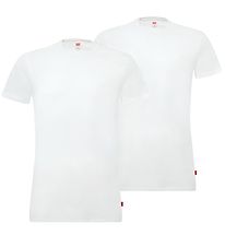 Levis T-Shirt - Crew Neck - 2-Pack - White Levis T-Shirt - Crew Neck - 2-Pack - White