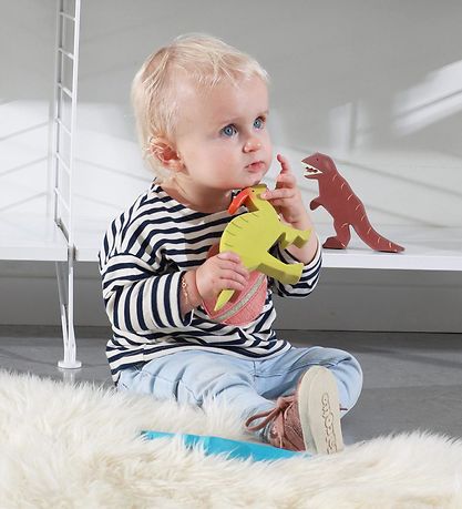 Tikiri Beißspielzeug - Naturgummi - Dino - Grün Tikiri Beißspielzeug - Naturgummi - Dino - Grün