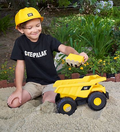 Set de Plage CAT - 4 Pack - Dumper/Casque/Pelle/Éventreur Set de Plage CAT - 4 Pack - Dumper/Casque/Pelle/Éventreur