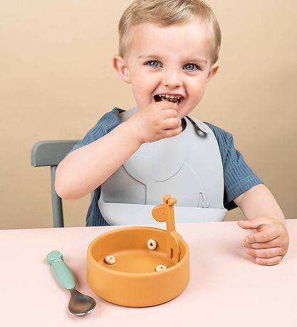 Set de Vaisselle Done by Deer - Silicone - 3 Parties - Peekaboo 