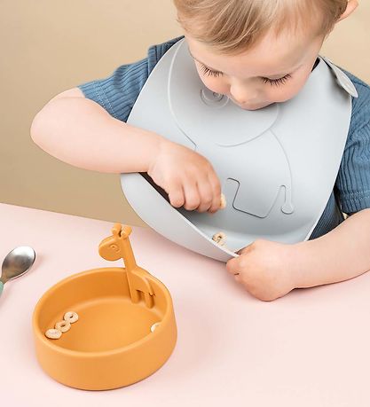 Done by Deer Dinner Set - Silicone - 3 Parts - Peekaboo - Colour Done by Deer Dinner Set - Silicone - 3 Parts - Peekaboo - Colour