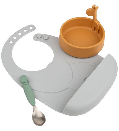 Set de Vaisselle Done by Deer - Silicone - 3 Parties - Peekaboo 
