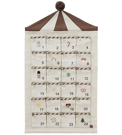 OYOY Julekalender - Sirkus - Beige/Brown