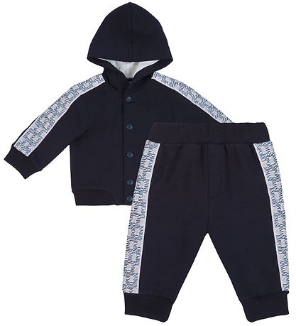 Emporio Armani Gift Box - Sweat Set - Navy w. Stripe