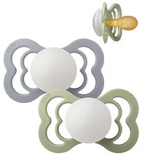 BIBS Supreme+ Glowing Pacifiers - Size 2 - 2-Pack - Symmetrical  BIBS Supreme+ Glowing Pacifiers - Size 2 - 2-Pack - Symmetrical