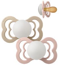 BIBS Supreme+ Glowing Pacifiers - Size 2 - 2-Pack - Symmetrical  BIBS Supreme+ Glowing Pacifiers - Size 2 - 2-Pack - Symmetrical