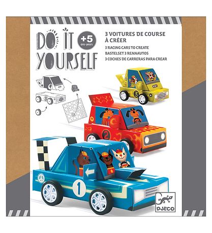 Djeco Kreasæt - DIY - Cars - Grand Prix Djeco Kreasæt - DIY - Cars - Grand Prix
